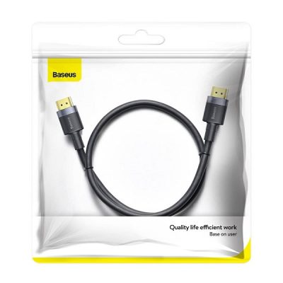 Baseus Video cable Cafule 4KHDMI Male To 4KHDMI Male 1m Black