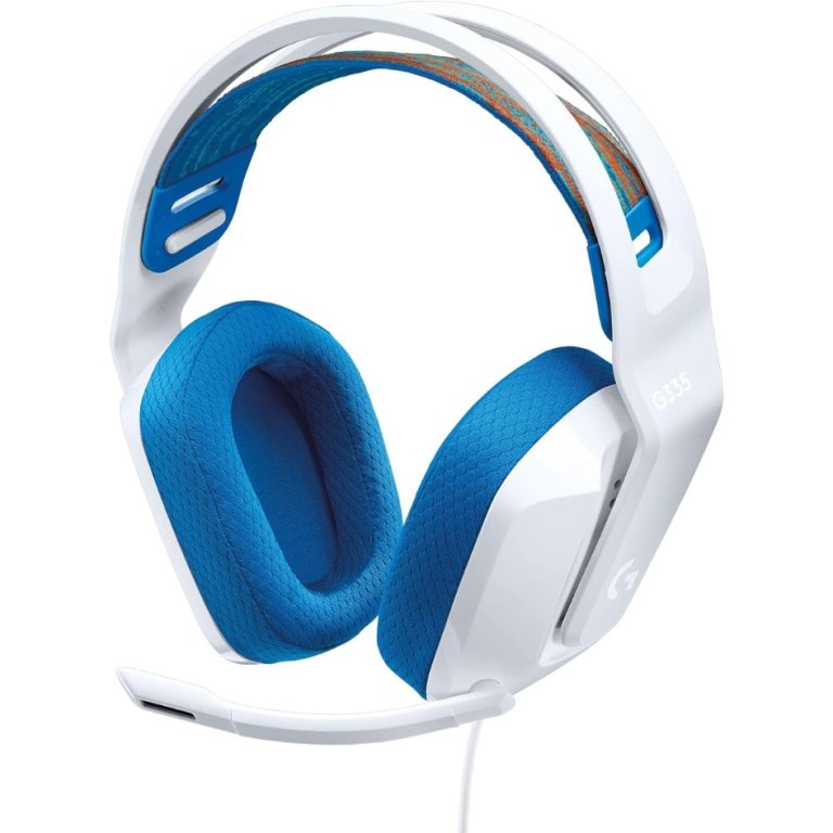Logitech G335 Wired Gaming Headset White/Blue