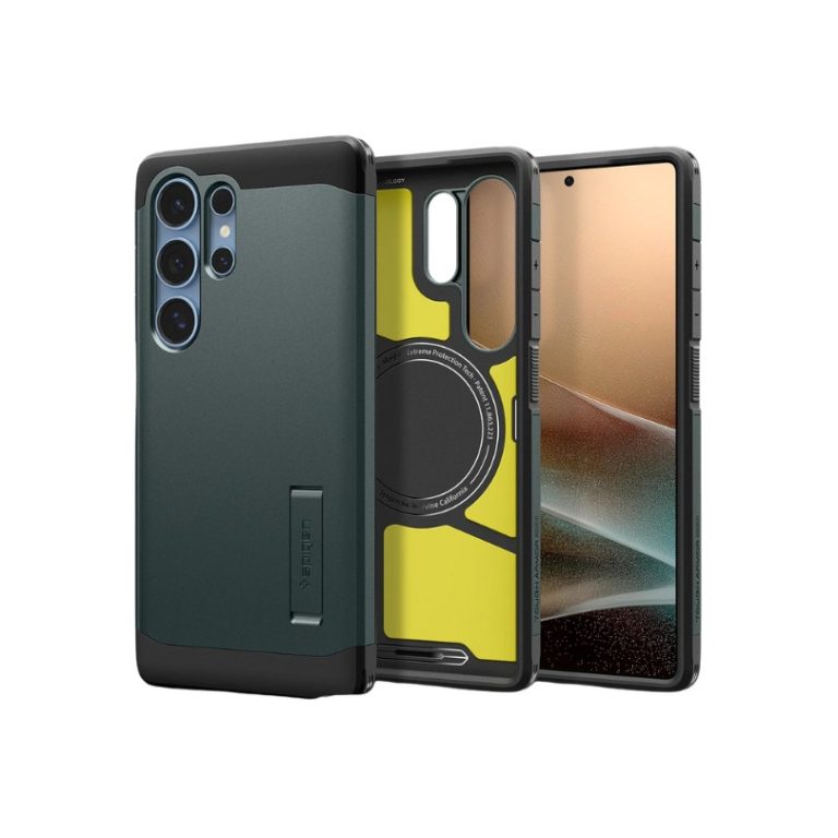Samsung Galaxy S25 Spigen Tough Armor MagSafe Abyss Green
