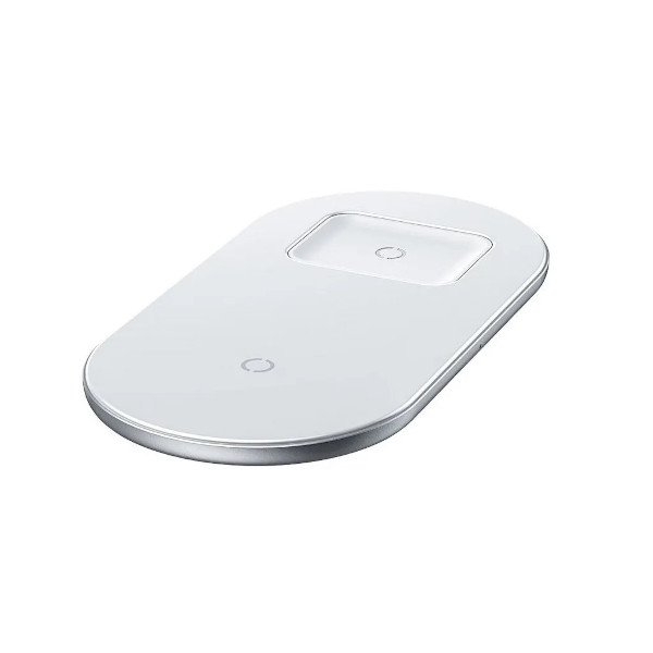 Baseus 2in1 Wireless Charger Turbo 18W Qi White