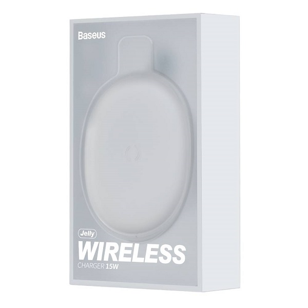 Baseus Wireless Charger Jelly QC 3.0 15W White