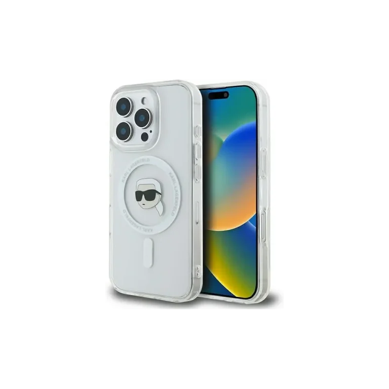 Karl Lagerfeld iPhone 16 Pro IML Metal Karl Head MagSafe