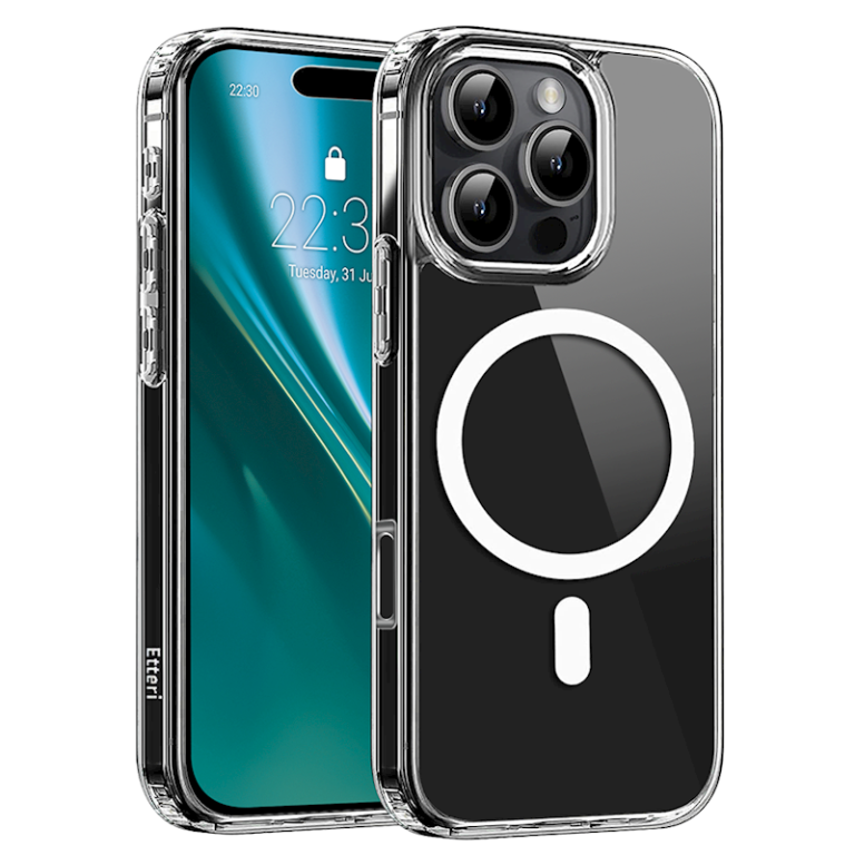 iPhone 16 Pro Etteri Hybrid Mag Case Clear