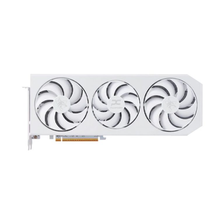 PowerColor AMD Radeon RX 9070 XT Hellhound Spectral White 16GB GDDR6