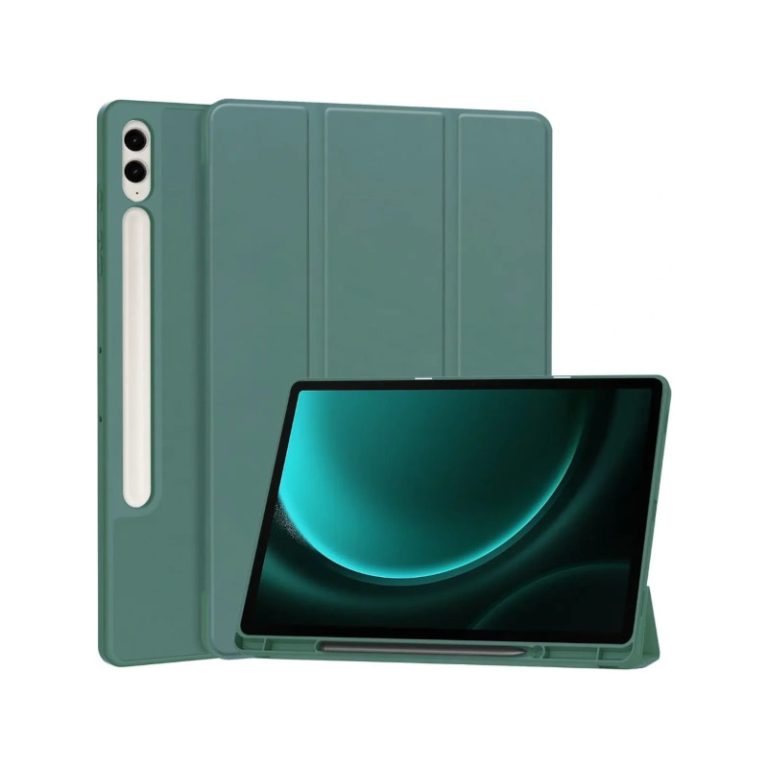 Bizon Case Tab Lizard Samsung Galaxy Tab S9 FE Plus Dark Green