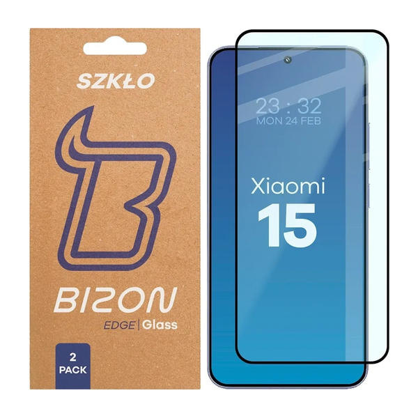 Bizon Glass Edge Duo Xiaomi 15 (2pack)