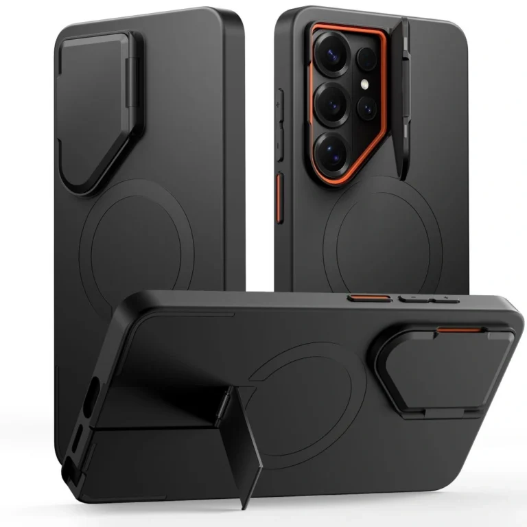 Tech-Protect Kevlar Aura MagSafe Samsung Galaxy S26 Ultra Black-orange